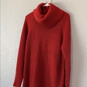 Red Turtle Neck Sweater